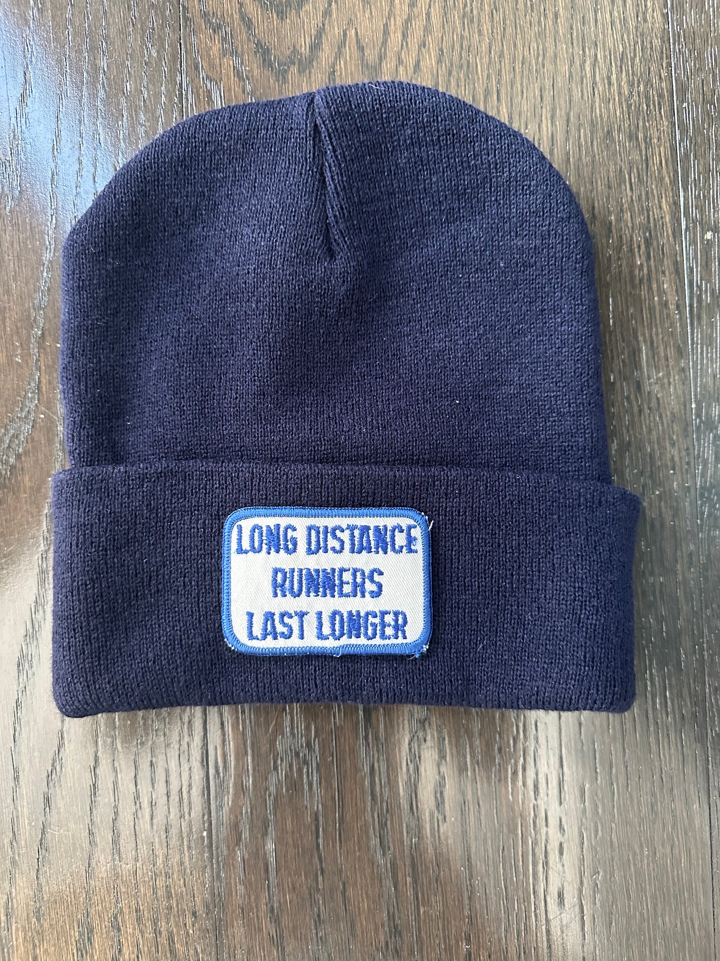 Vintage Runners Patch on New Beanie