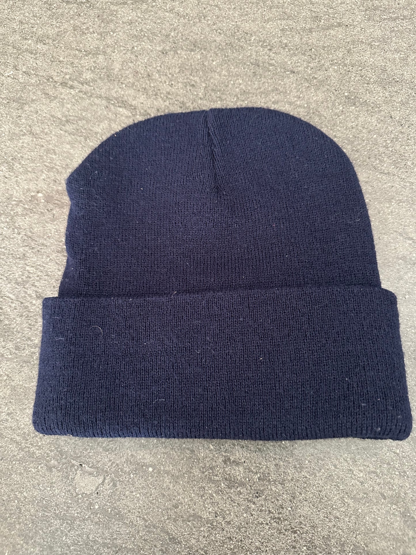 Vintage School Patch on New Beanie