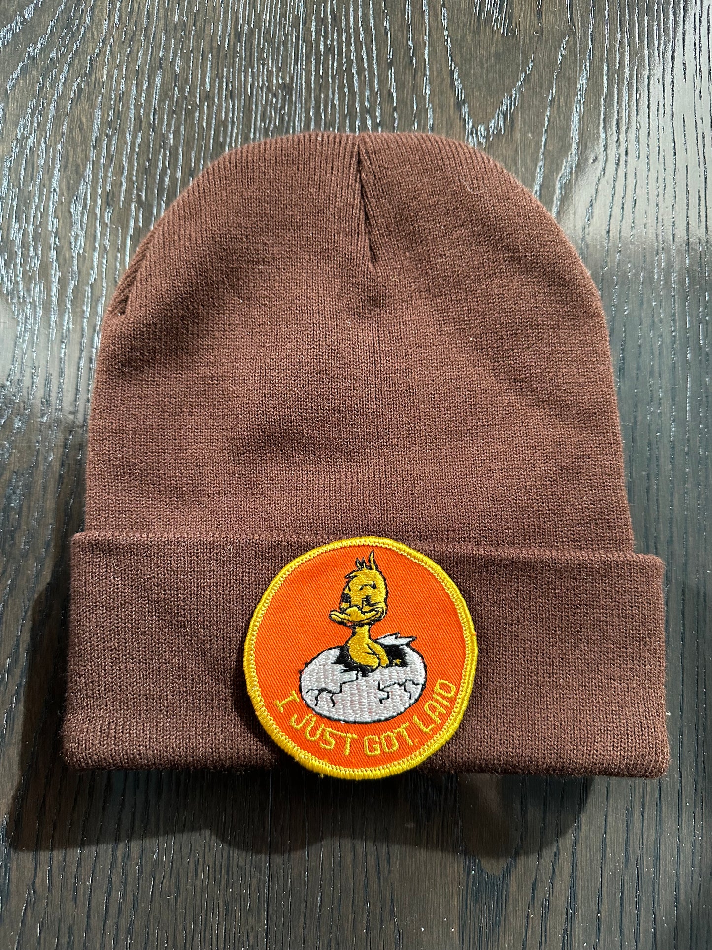 Vintage Duckie Funny Patch in New Beanie