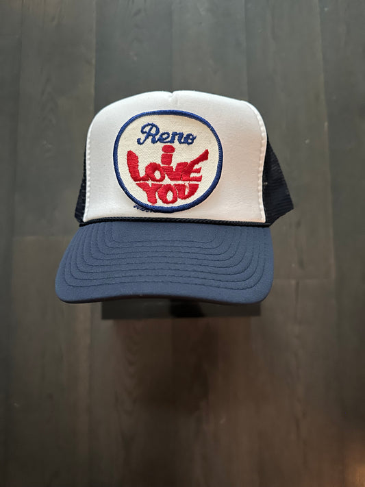 Vintage 70’s Reno Patch on New Trucker Hat