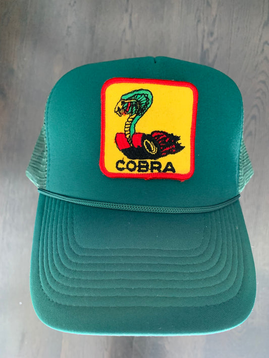 Vintage 70’s Cobra Patch on New Trucker Hat