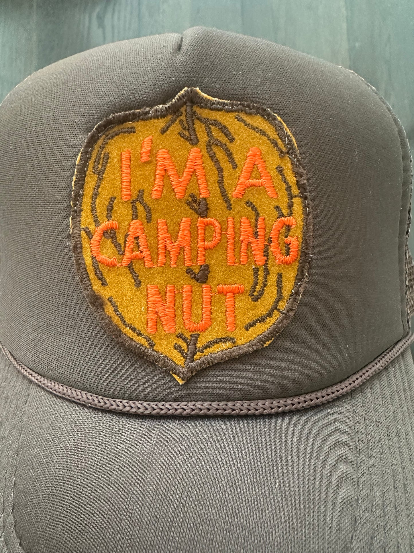 Vintage I’m A Camping Nut on New Trucker Hat