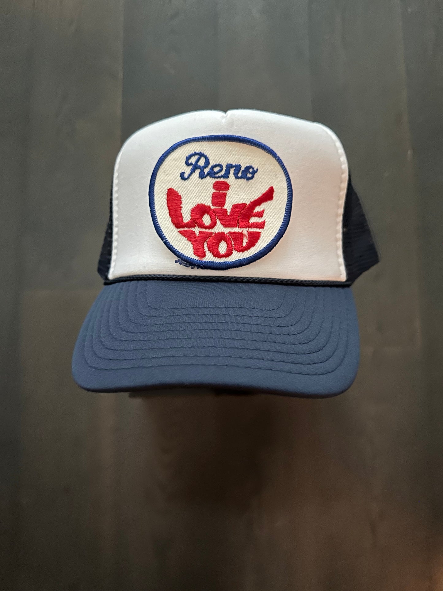 Vintage 70’s Reno Patch on New Trucker Hat