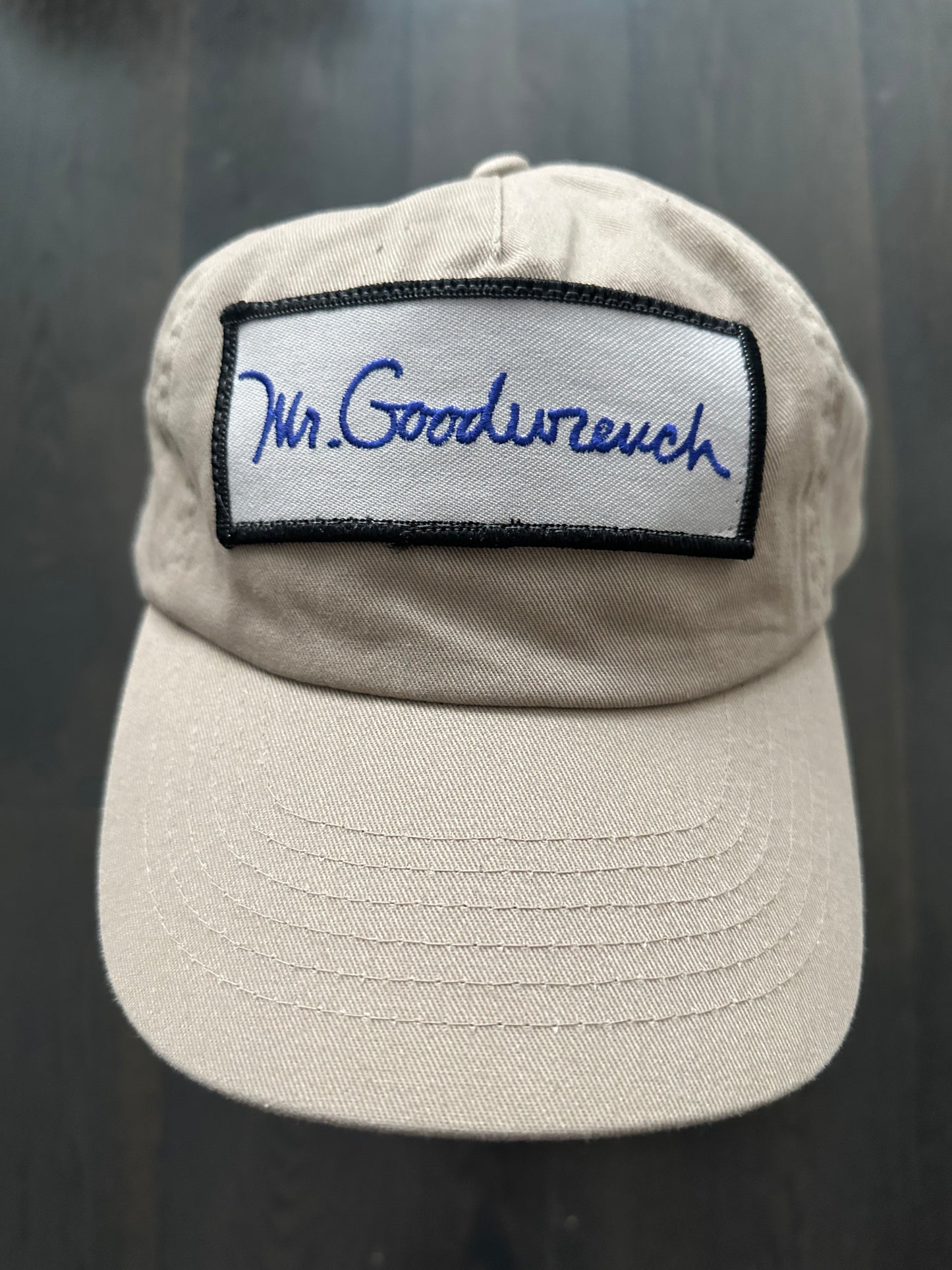 Vintage Mr. GoodWrench Patch on New Dad Hat