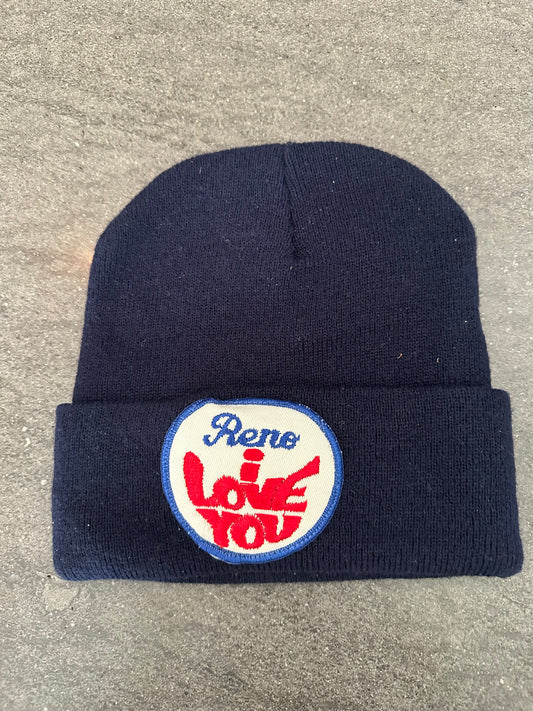 Vintage Reno Patch on New Beanie