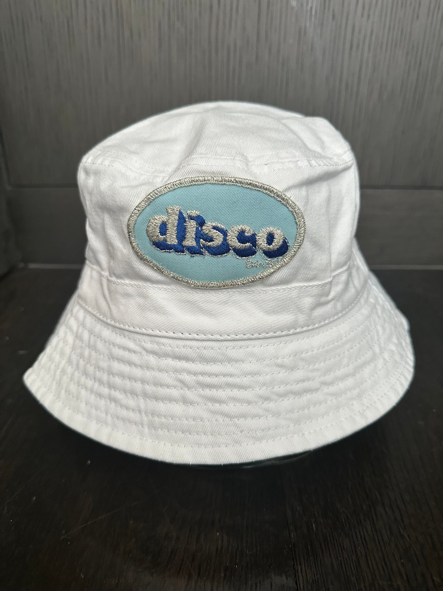 Vintage 70’s disco Patch on New Bucket Hat