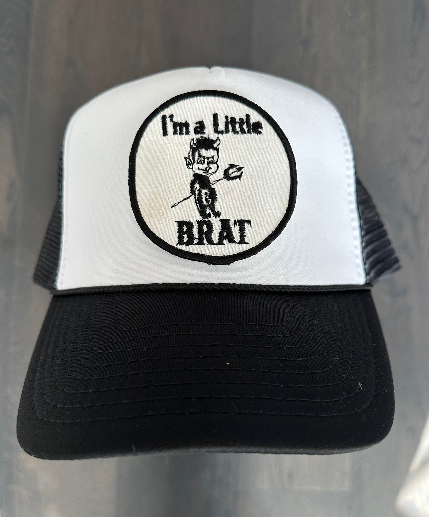 Vintage BRAT Patch on New Trucker Hat