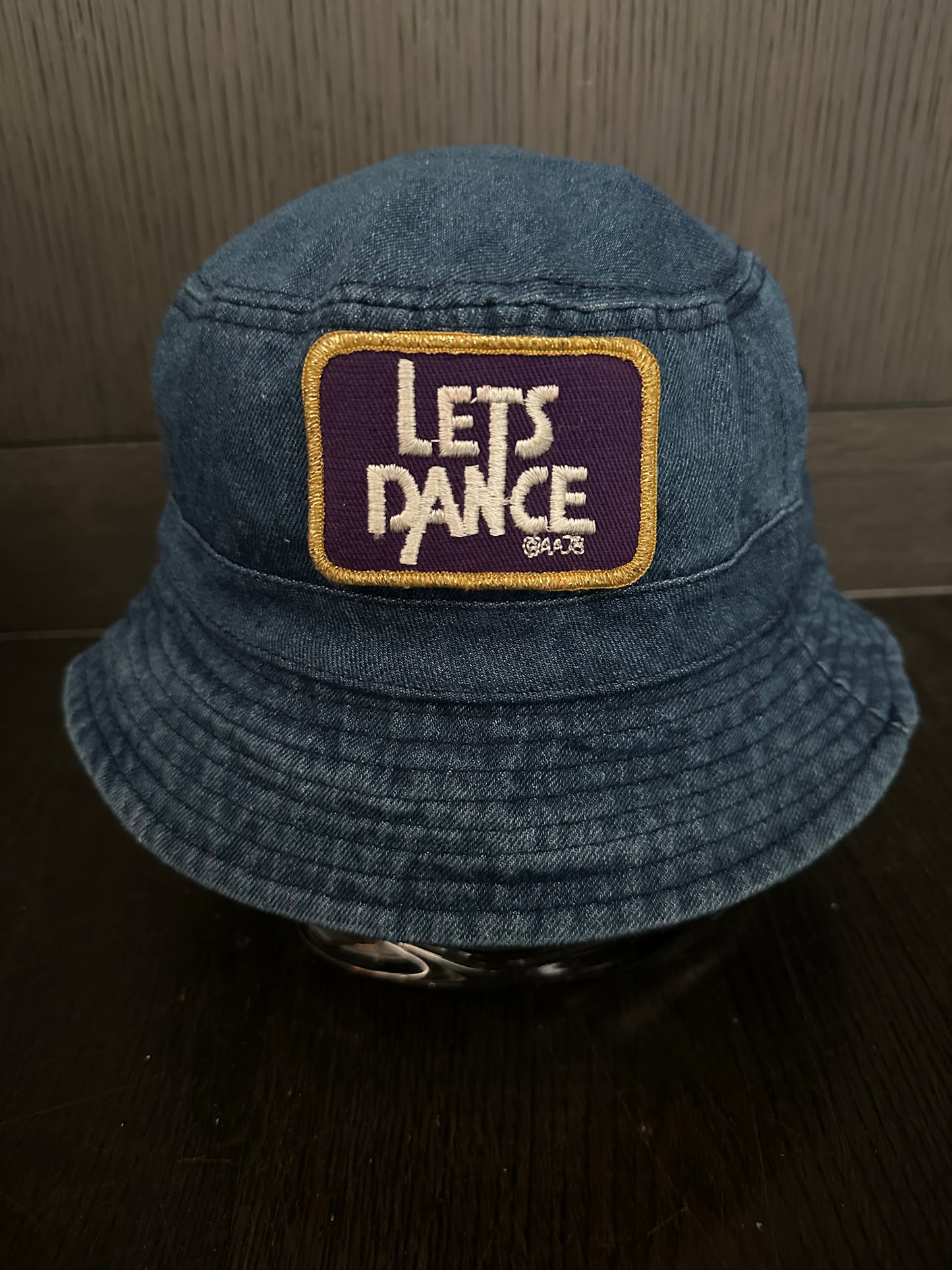 Vintage 70’s Let’s Dance Patch on New Denim Bucket Hat