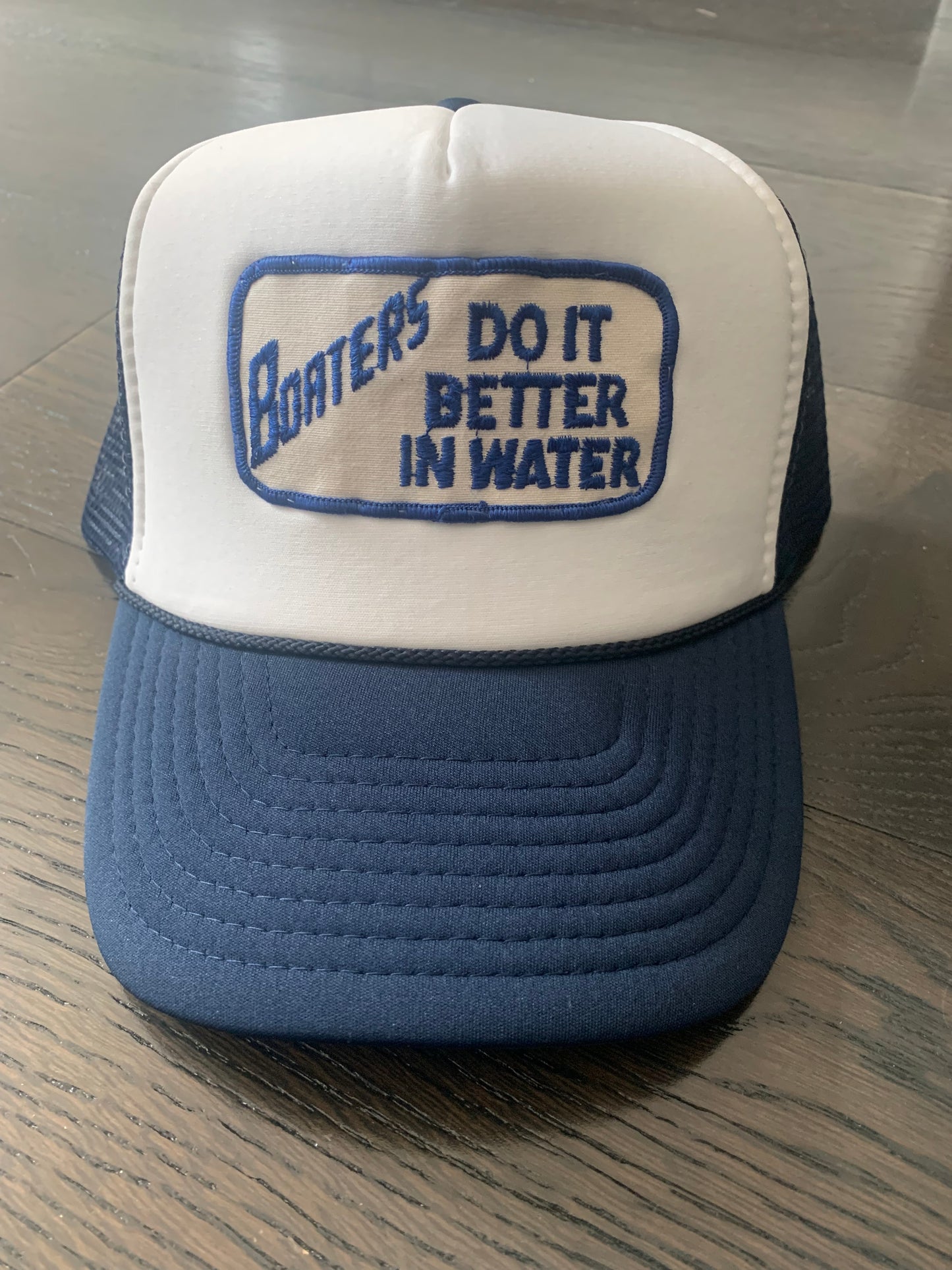 Vintage 70’s Boaters Patch on New Trucker Hat