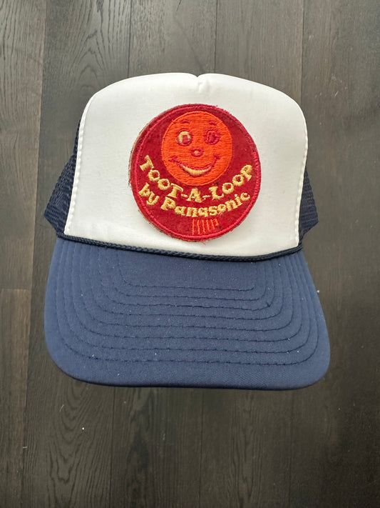 Vintage 70’s Panasonic Patch on New Trucker Hst