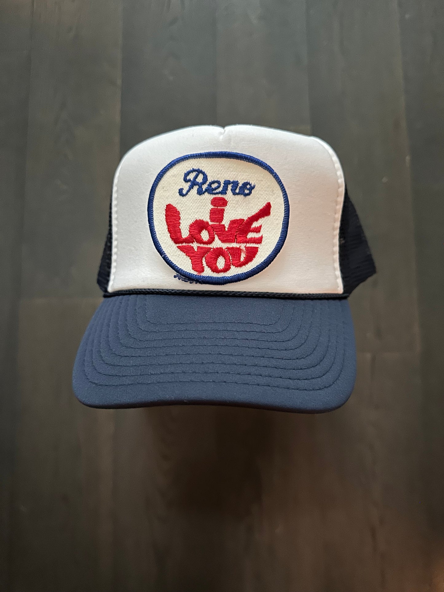 Vintage 70’s Reno Patch on New Trucker Hat