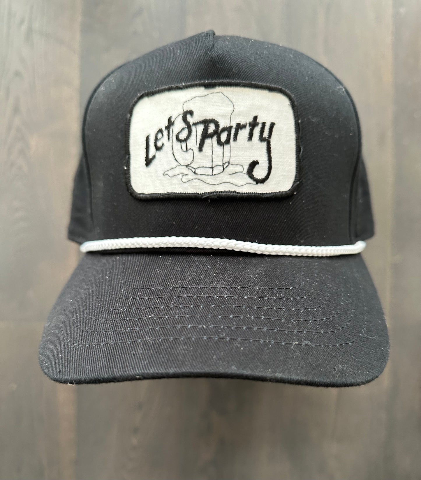 Vintage Let’s Party Patch on New Baseball Style Cap