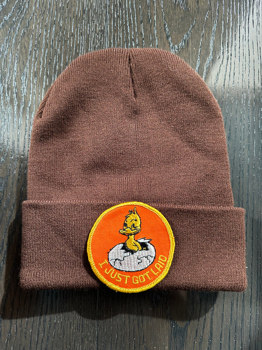 Vintage Duckie Funny Patch in New Beanie