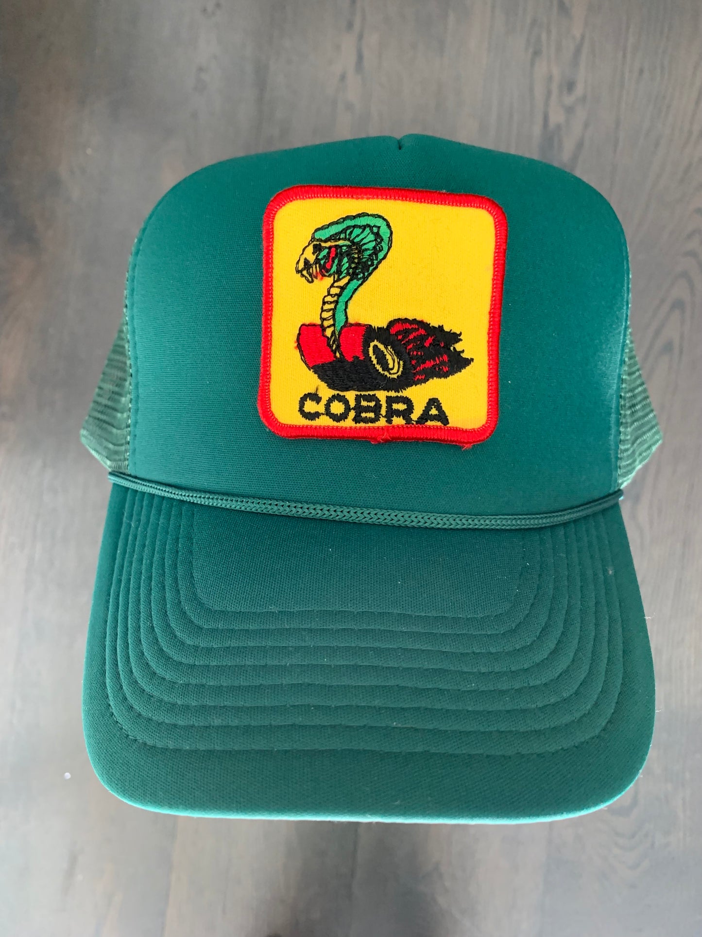 Vintage 70’s Cobra Patch on New Trucker Hat