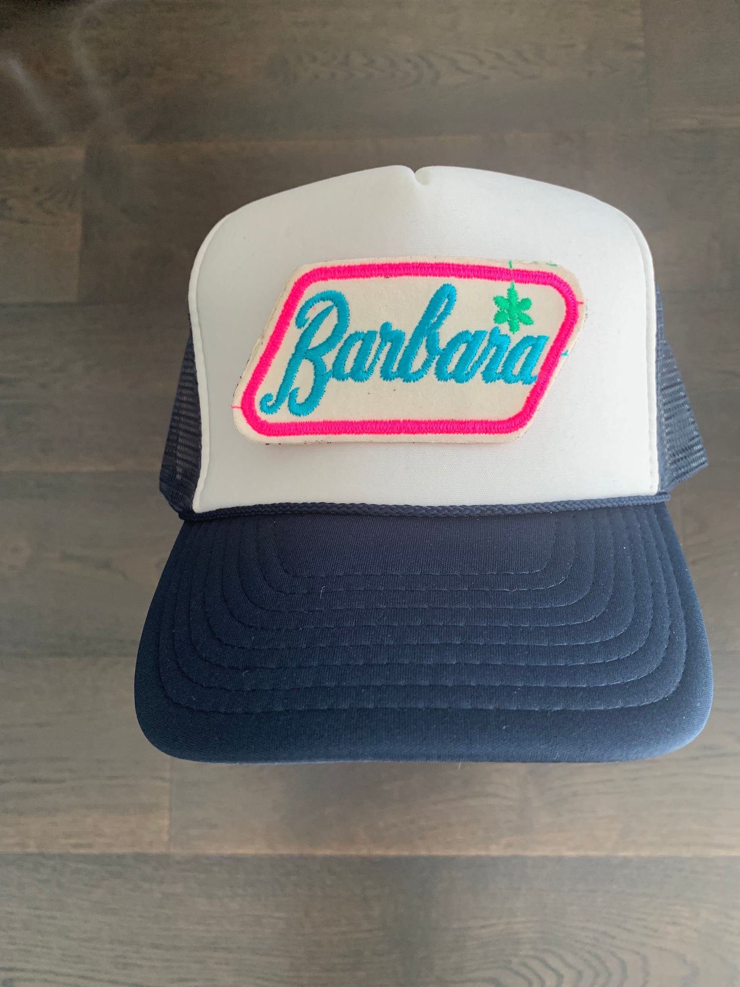 Vintage 70’s Barbara Patch on New Trucker Hat