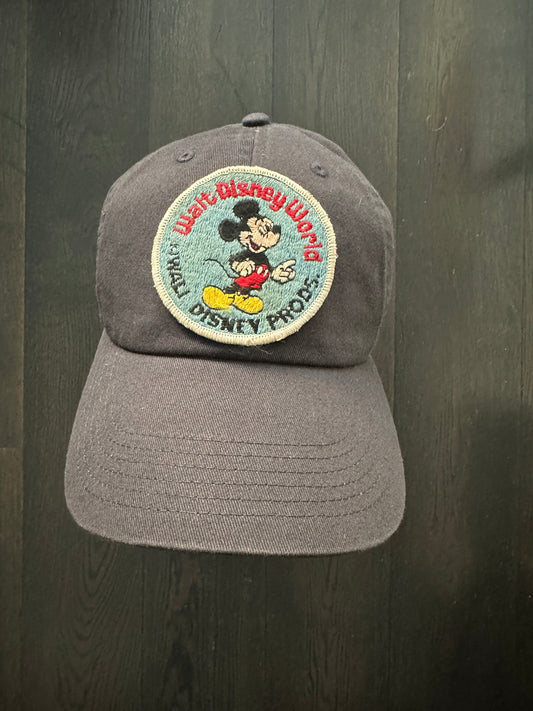 Vintage 70’s Walt Disney Patch on New Grey Dad Hat