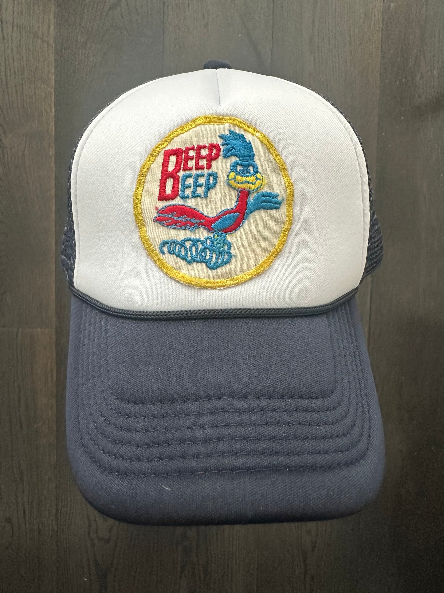 Vintage Beep Beep Patch on New Trucker Hat