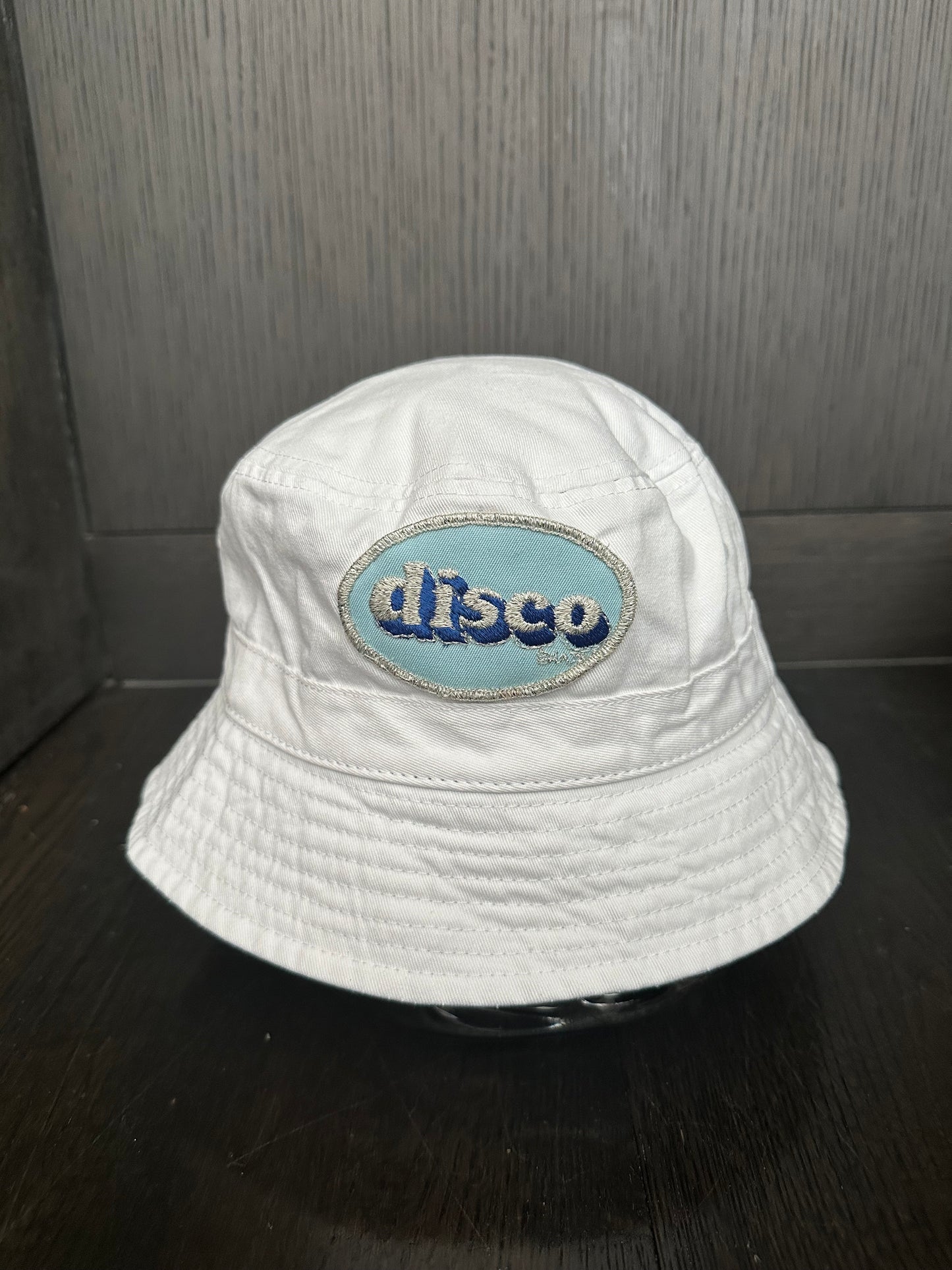 Vintage 70’s disco Patch on New Bucket Hat