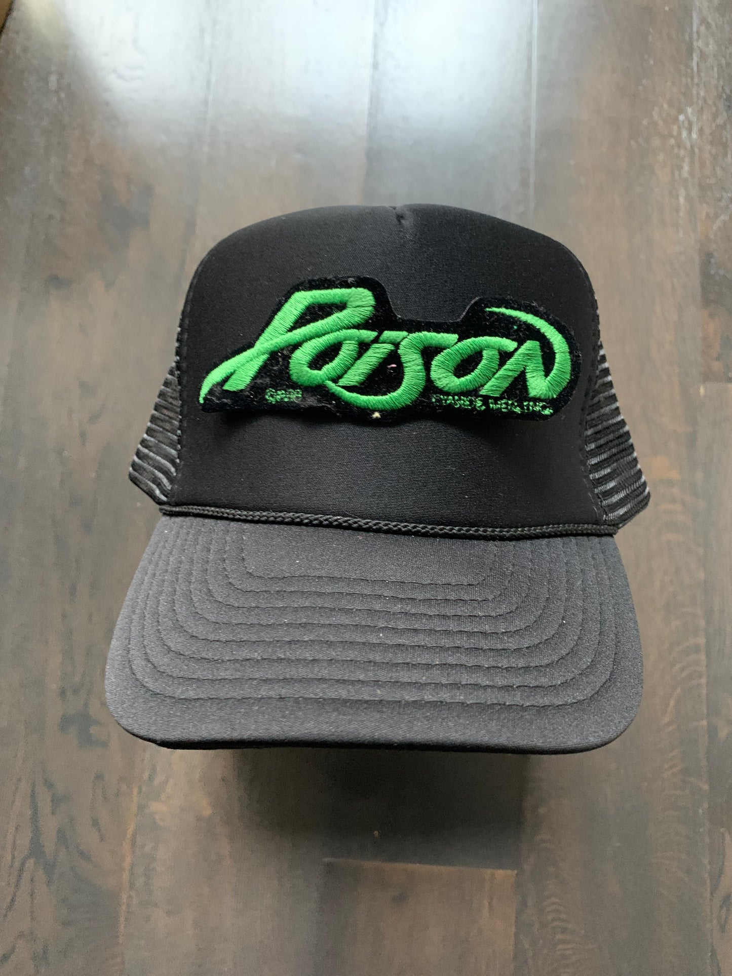 Vintage Poison Tour Patch on New Trucker Hat