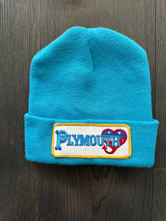 Vintage Plymouth Patch on New Beanie