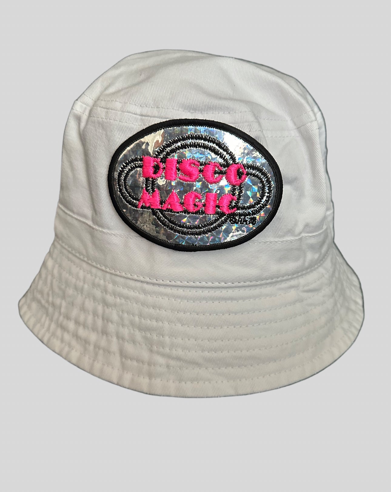 Vintage 70’s Disco Magic Patch on New Bucket Hat