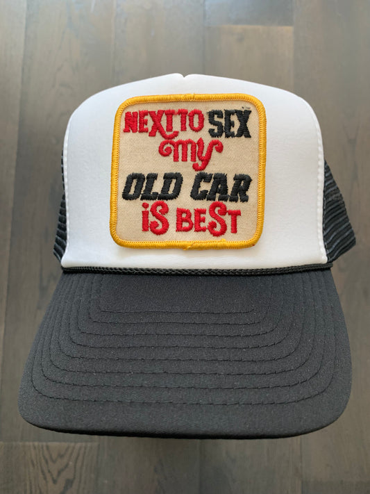 Vintage 70’s Old Car Patch on New Trucker Hat