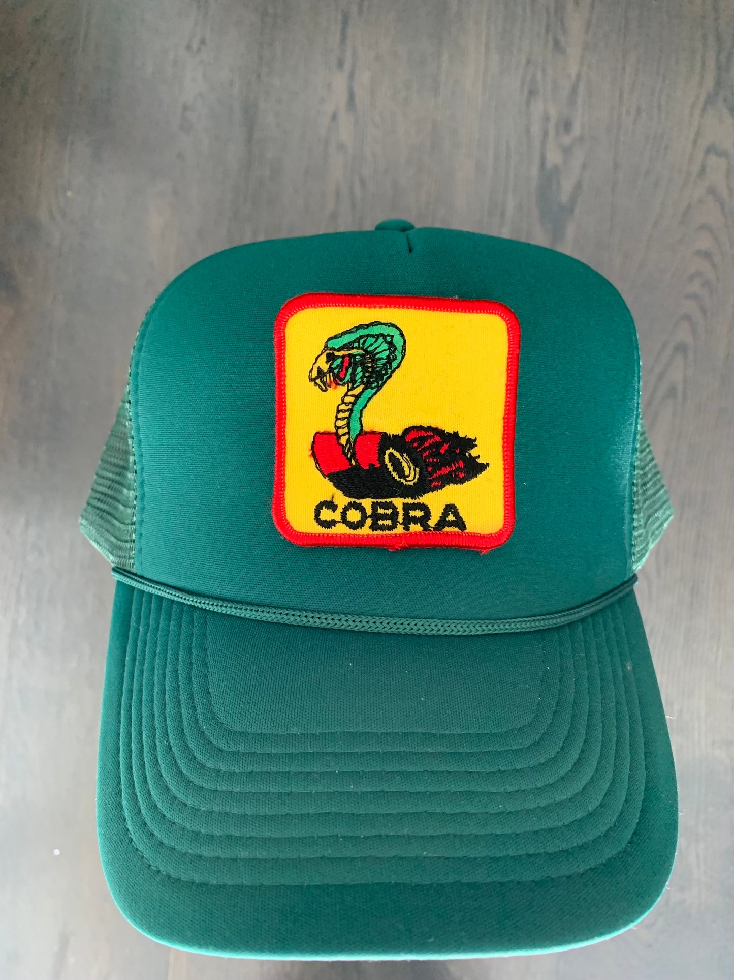 Vintage 70’s Cobra Patch on New Trucker Hat