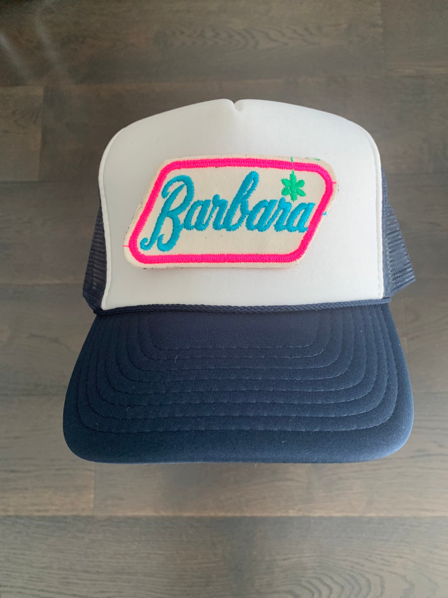 Vintage 70’s Barbara Patch on New Trucker Hat