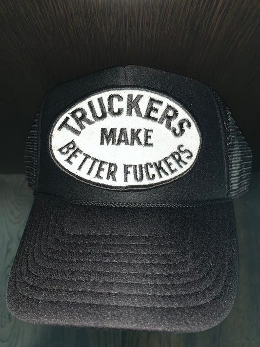 Vintage Funny Truckers Patch on New Trucker Hat