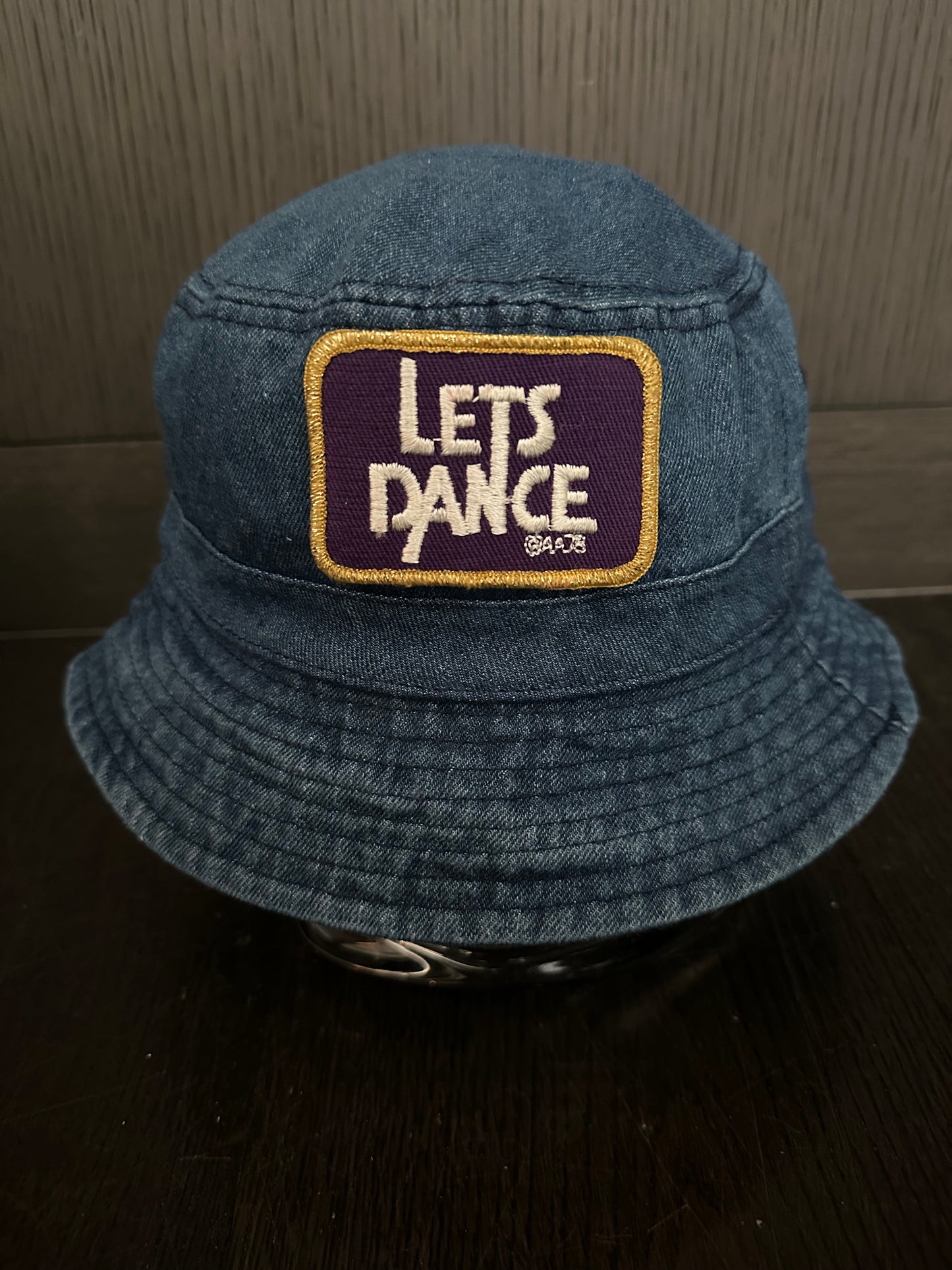 Vintage 70’s Let’s Dance Patch on New Denim Bucket Hat