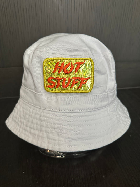 Vintage 80’s Reflective Hot Stuff Patch on New Bucket Hat