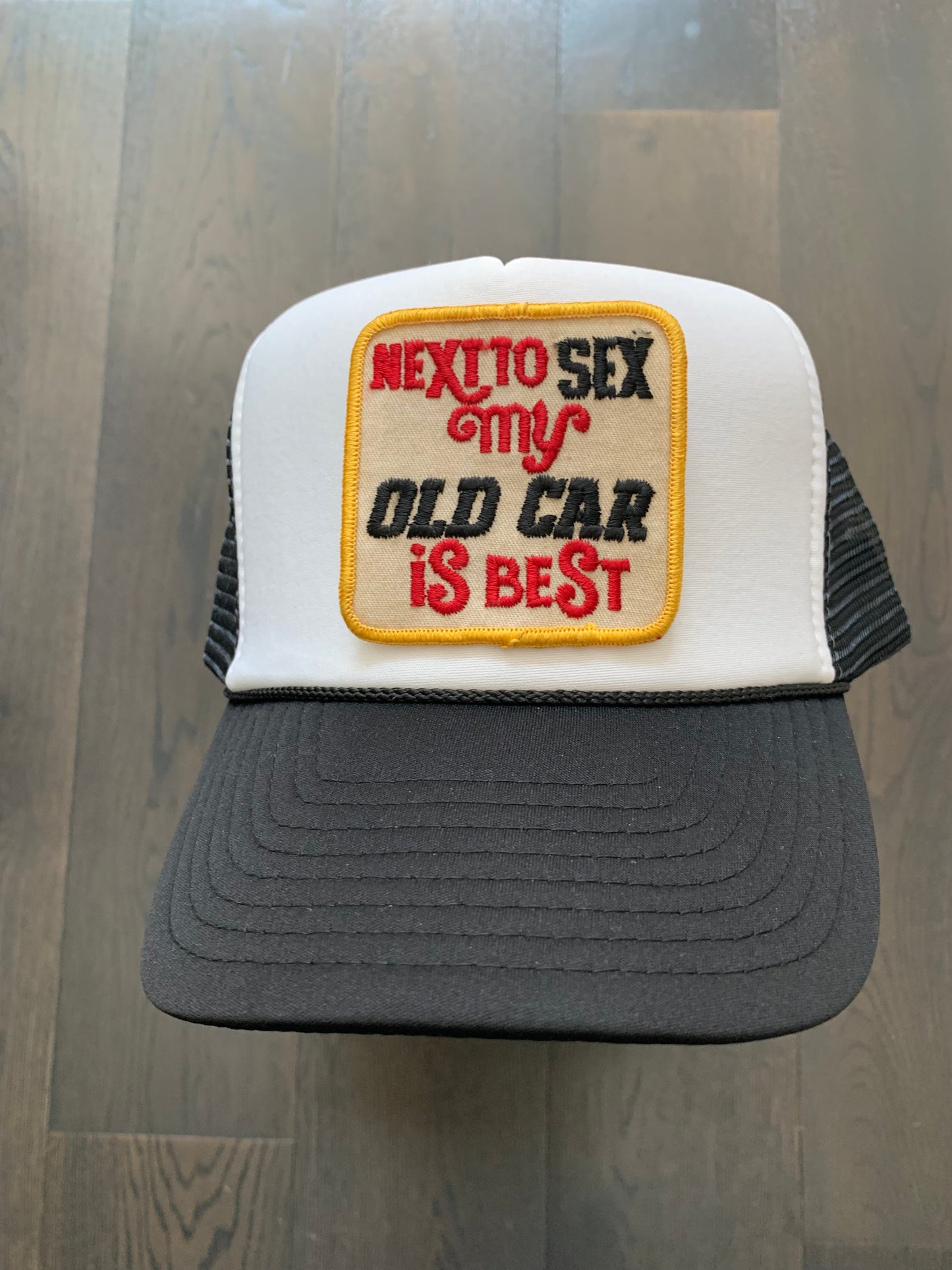 Vintage 70’s Old Car Patch on New Trucker Hat