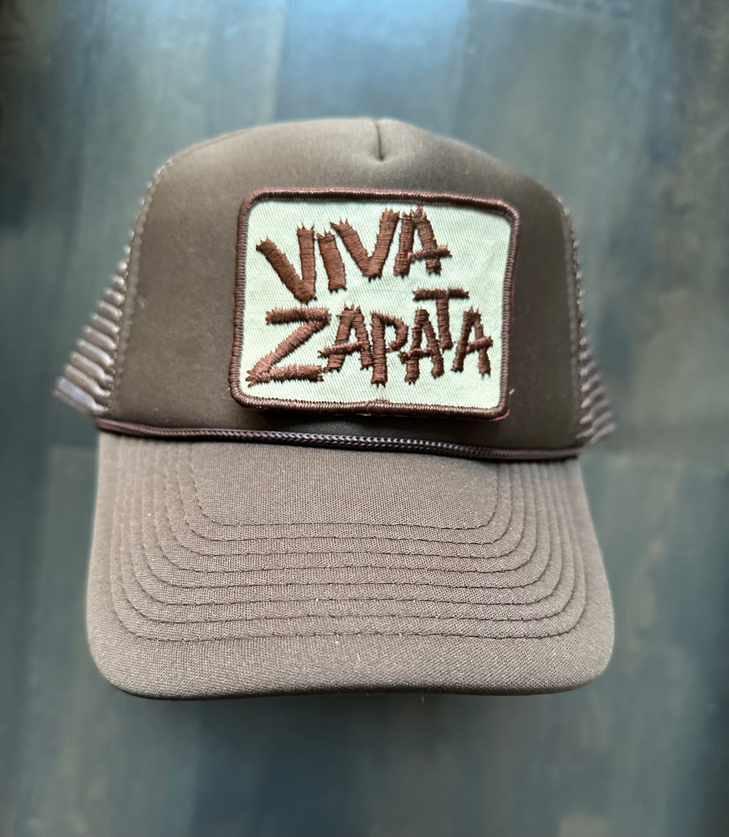 Vintage 70’s Viva Zapata Patch on New Trucker Hat