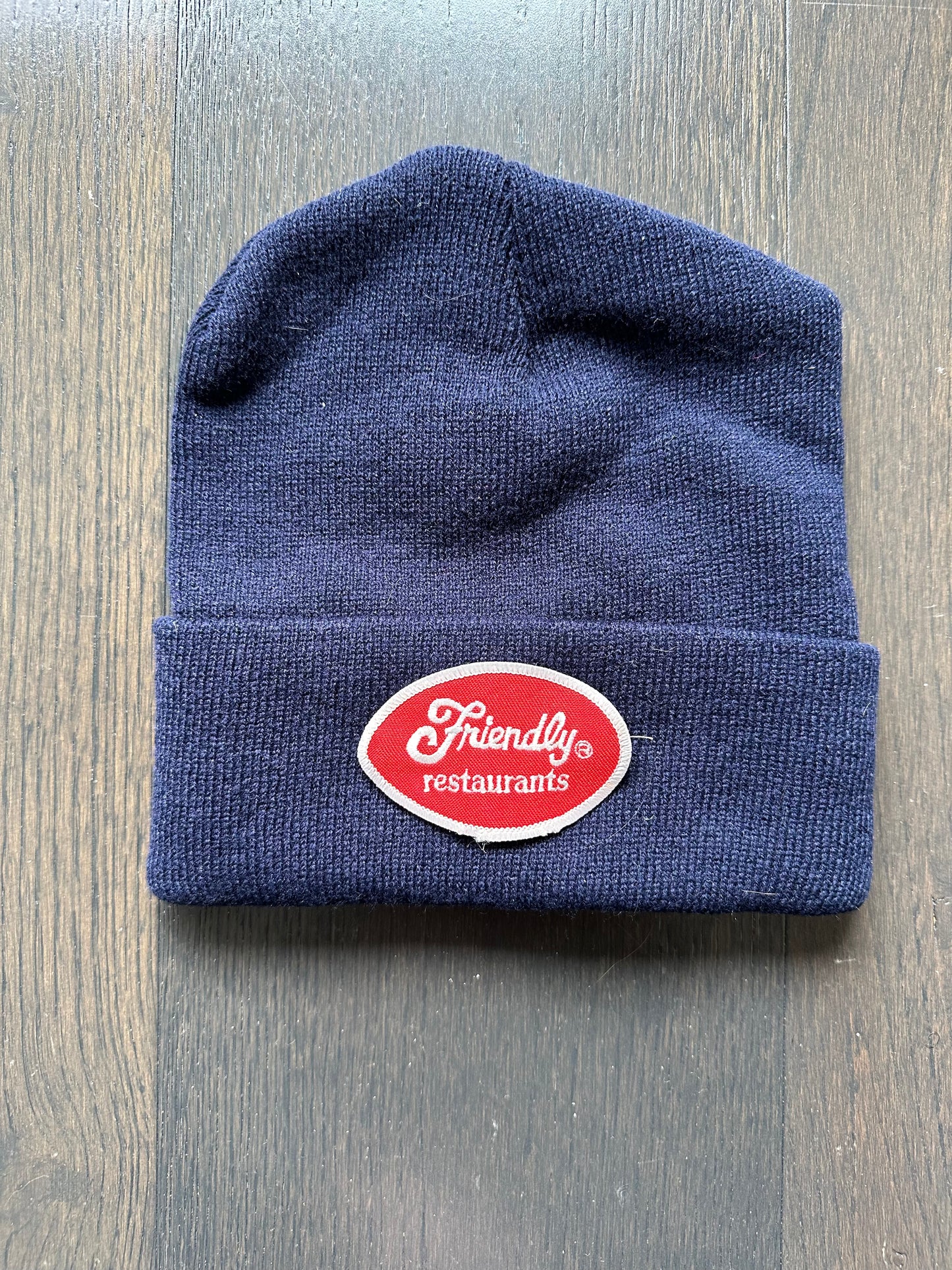 Vintage Friendly Patch on New Beanie