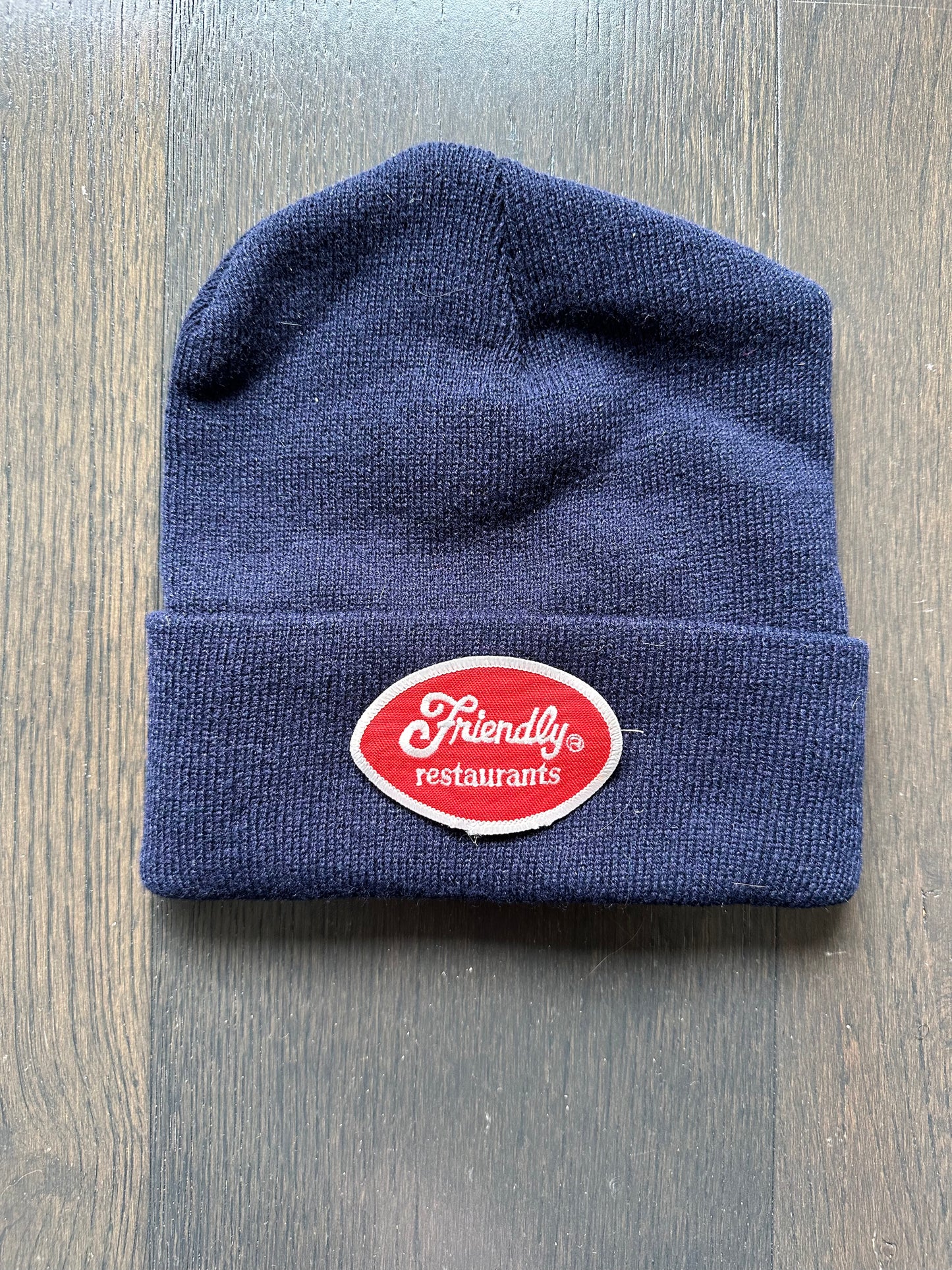 Vintage Friendly Patch on New Beanie