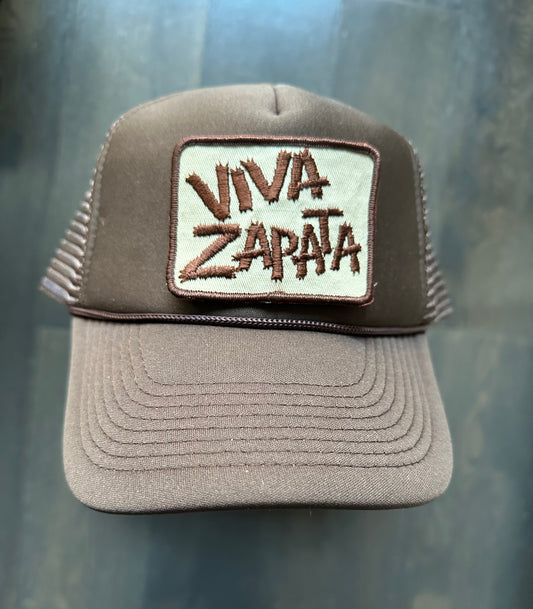 Vintage 70’s Viva Zapata Patch on New Trucker Hat