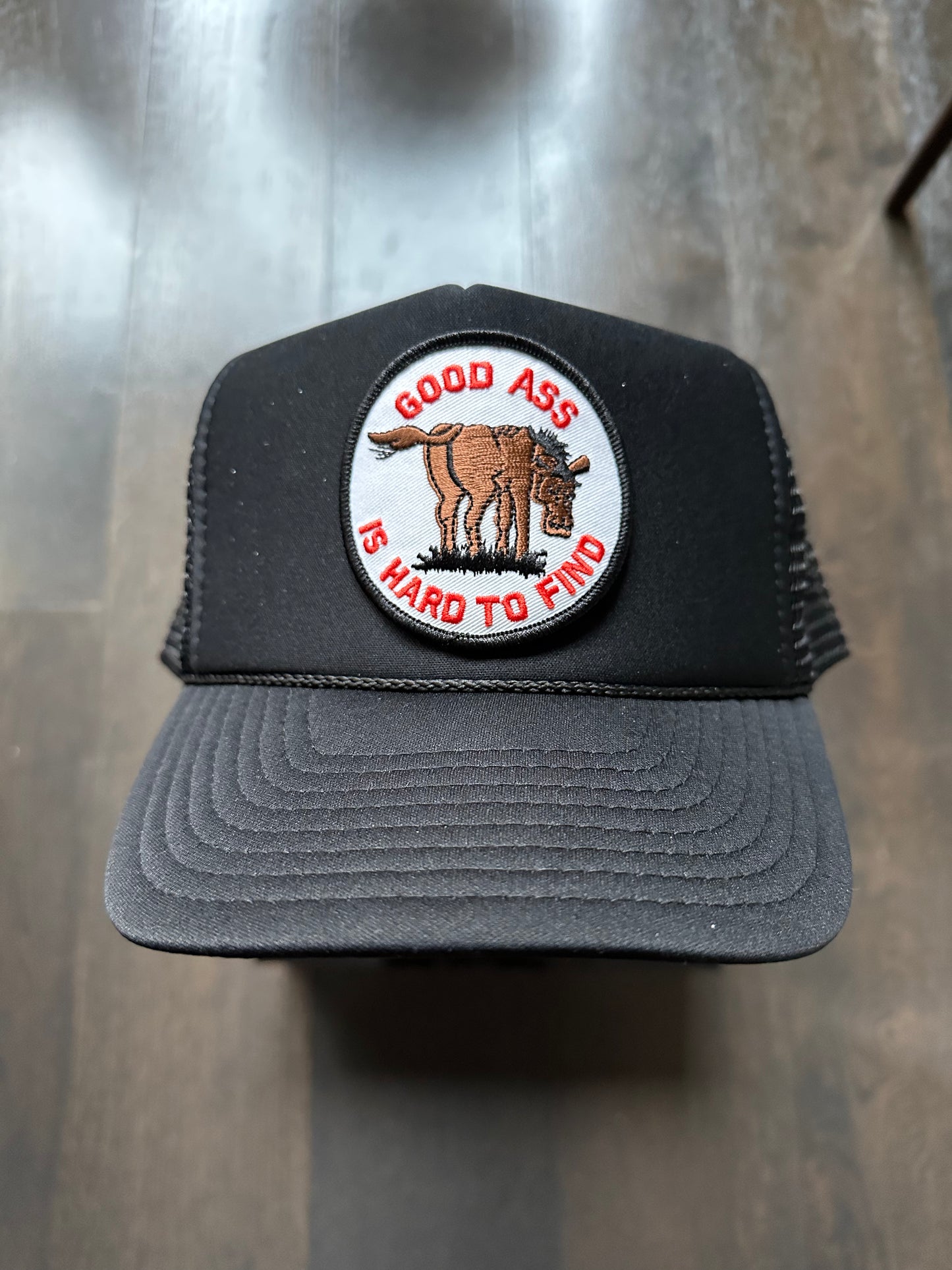 Vintage Hard to Find Patch on New Trucker Hat