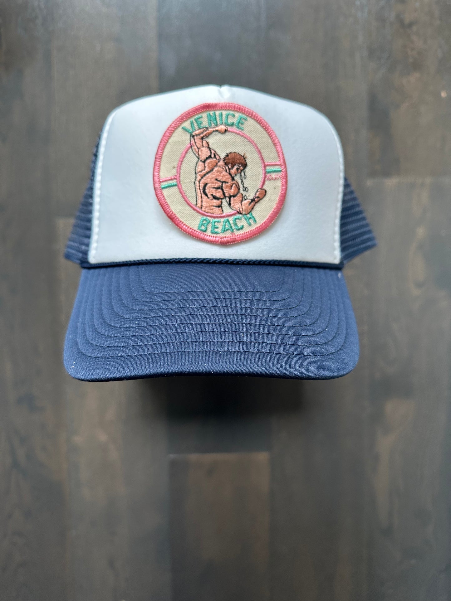 Vintage 80’s Venice Beach Patch on New Trucker Hat