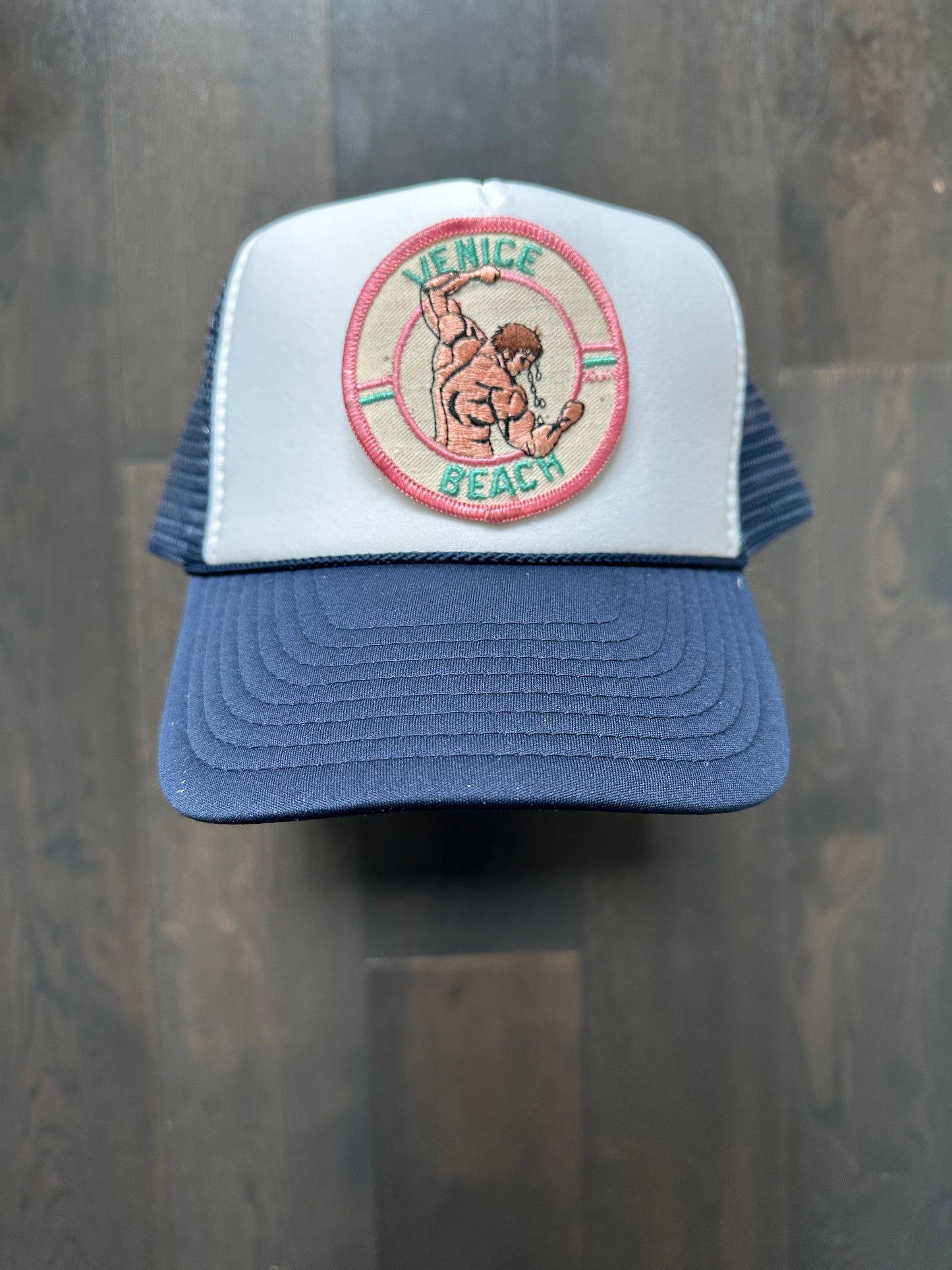 Vintage 80’s Venice Beach Patch on New Trucker Hat